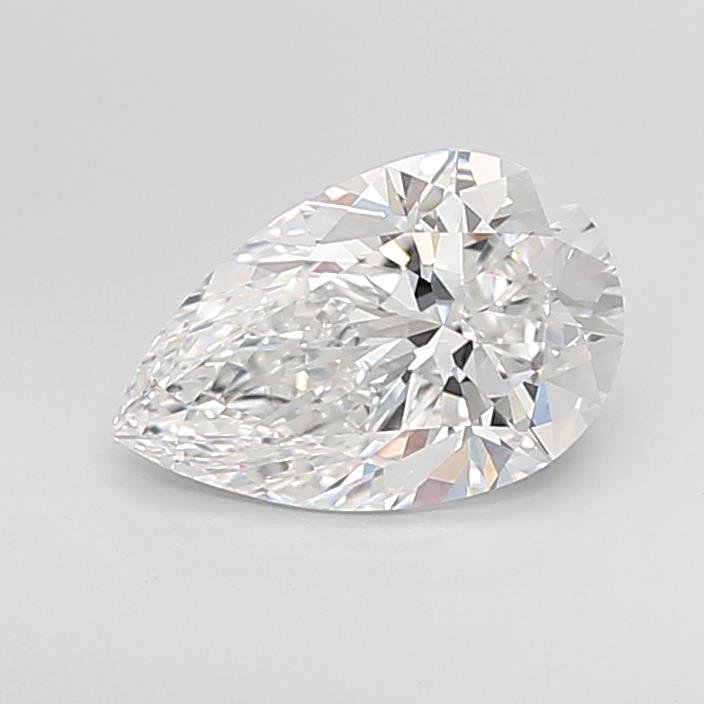2.53ct E VVS2 Rare Carat Ideal Cut Pear Lab Grown Diamond