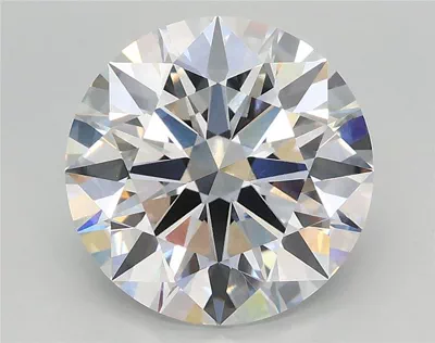 3.35ct D VVS2 Rare Carat Ideal Cut Round Lab Grown Diamond