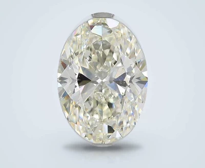 3.23ct K SI1 Rare Carat Ideal Cut Oval Diamond