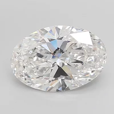 4.06ct F VS1 Rare Carat Ideal Cut Oval Lab Grown Diamond