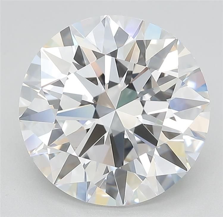 5.09ct D FL Rare Carat Ideal Cut Round Lab Grown Diamond