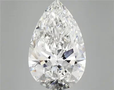 11.61ct F VVS2 Rare Carat Ideal Cut Pear Lab Grown Diamond