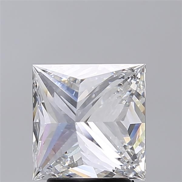 3.02ct F VS1 Rare Carat Ideal Cut Princess Lab Grown Diamond