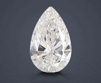 8.04ct E VVS2 Rare Carat Ideal Cut Pear Lab Grown Diamond