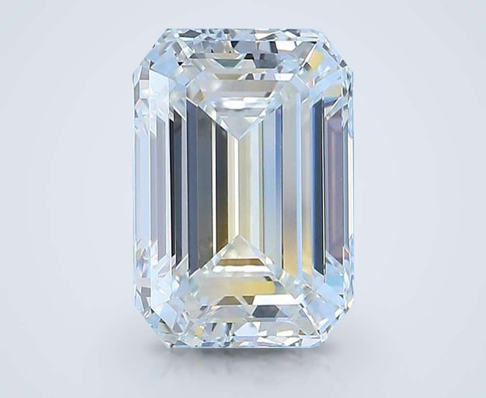 3.50ct H VVS2 Excellent Cut Emerald Diamond