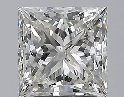 2.50ct J SI2 Rare Carat Ideal Cut Princess Diamond