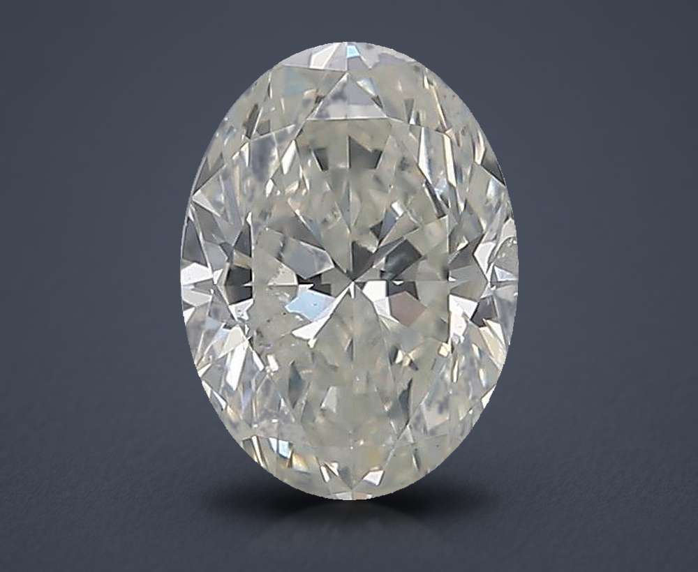 1.30ct H SI2 Rare Carat Ideal Cut Oval Diamond