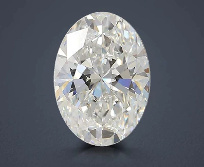 2.77ct E VVS2 Rare Carat Ideal Cut Oval Lab Grown Diamond