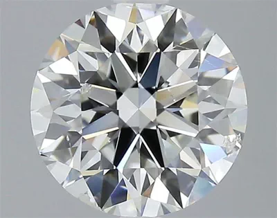 2.70ct I SI2 Rare Carat Ideal Cut Round Diamond