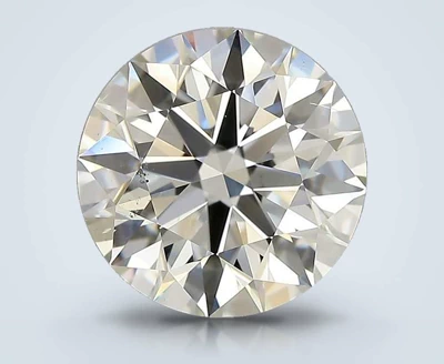 3.51ct K SI1 Rare Carat Ideal Cut Round Diamond