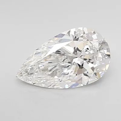 1.54ct E VVS2 Rare Carat Ideal Cut Pear Lab Grown Diamond