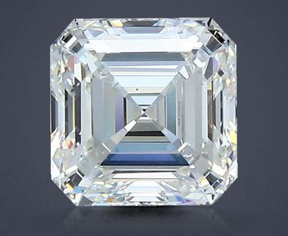 1.51ct I VVS2 Rare Carat Ideal Cut Asscher Diamond