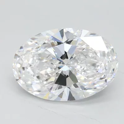 1.17ct D FL Rare Carat Ideal Cut Oval Lab Grown Diamond