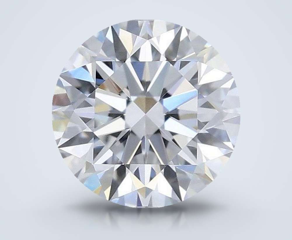 0.66ct D FL Rare Carat Ideal Cut Round Diamond