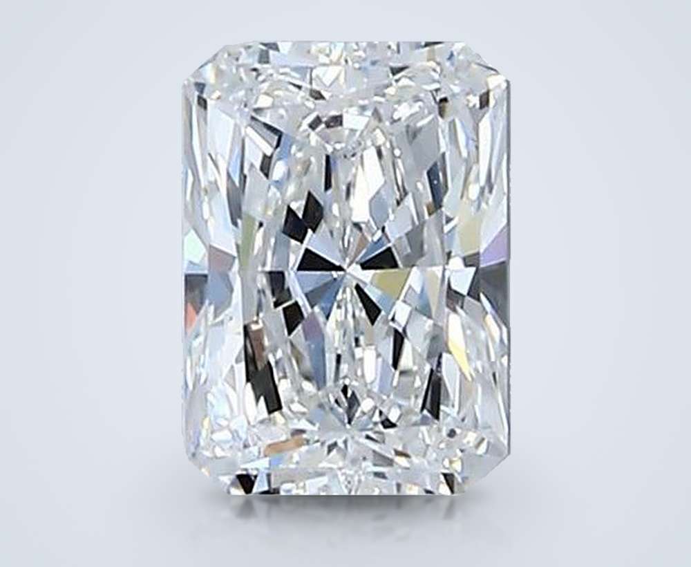 0.72ct E VS1 Rare Carat Ideal Cut Radiant Diamond