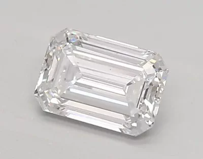 0.86ct D VVS2 Rare Carat Ideal Cut Emerald Lab Grown Diamond