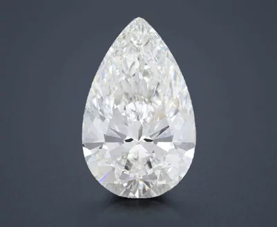 12.39ct F VVS2 Rare Carat Ideal Cut Pear Lab Grown Diamond