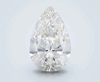 12.39ct F VVS2 Rare Carat Ideal Cut Pear Lab Grown Diamond