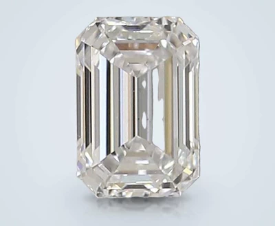 1.33ct D VS1 Rare Carat Ideal Cut Emerald Lab Grown Diamond