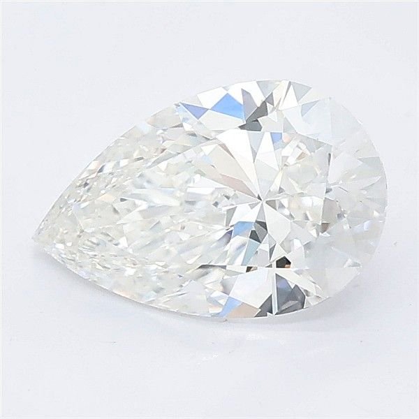 1.54ct F VS1 Rare Carat Ideal Cut Pear Lab Grown Diamond