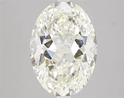 3.70ct J SI1 Rare Carat Ideal Cut Oval Diamond
