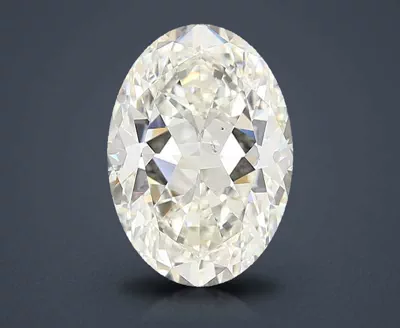 3.70ct J SI1 Rare Carat Ideal Cut Oval Diamond
