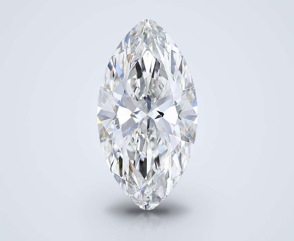 10.07ct E VVS2 Rare Carat Ideal Cut Marquise Lab Grown Diamond