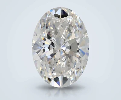 3.04ct E VS1 Rare Carat Ideal Cut Oval Lab Grown Diamond
