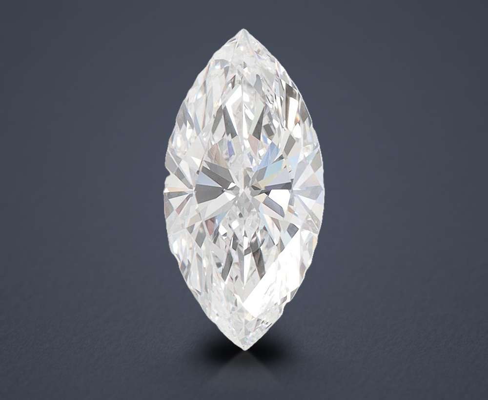 1.28ct D VVS1 Rare Carat Ideal Cut Marquise Lab Grown Diamond