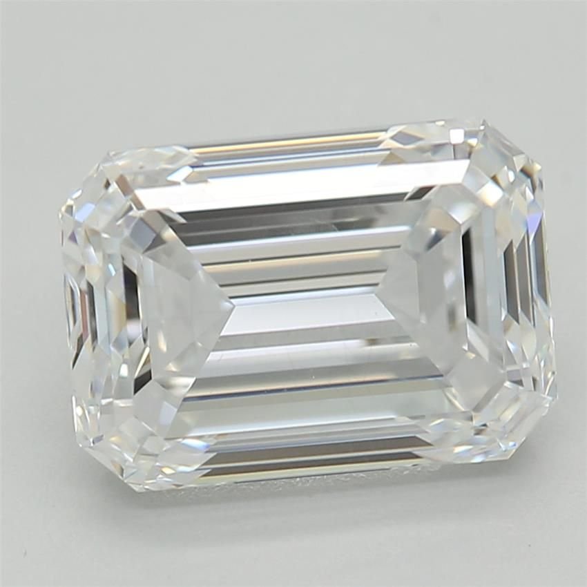 2.09ct D VS2 Excellent Cut Emerald Lab Grown Diamond
