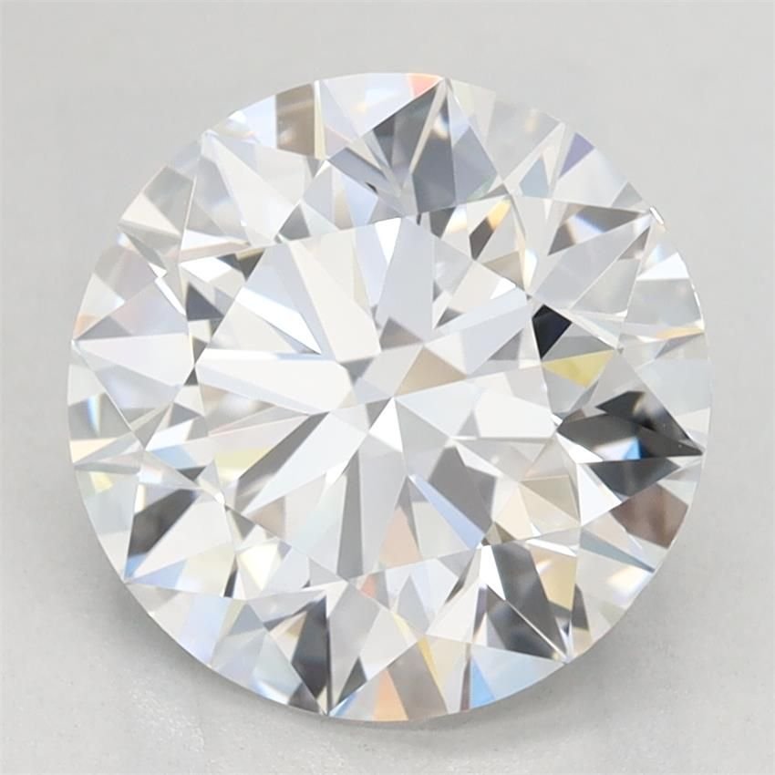 2.54ct D VVS1 Rare Carat Ideal Cut Round Lab Grown Diamond
