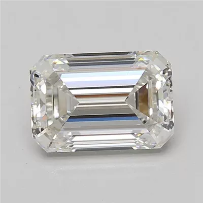 3.05ct G VS1 Rare Carat Ideal Cut Emerald Lab Grown Diamond