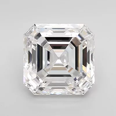 2.41ct D VVS2 Rare Carat Ideal Cut Asscher Lab Grown Diamond