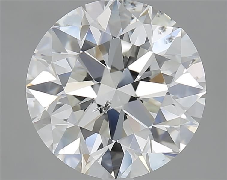 3.00ct I SI1 Rare Carat Ideal Cut Round Diamond