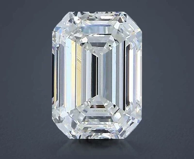 1.41ct H VS2 Rare Carat Ideal Cut Emerald Diamond