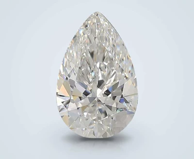 3.08ct E VS1 Rare Carat Ideal Cut Pear Lab Grown Diamond
