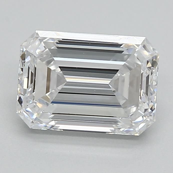 1.44ct D VS1 Rare Carat Ideal Cut Emerald Lab Grown Diamond