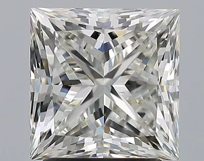 2.51ct J VS2 Rare Carat Ideal Cut Princess Diamond
