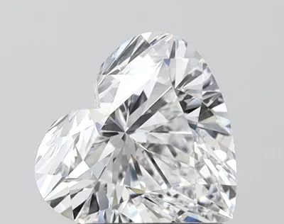 1.54ct D VVS2 Rare Carat Ideal Cut Heart Lab Grown Diamond