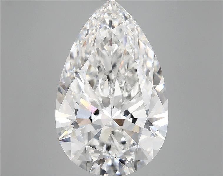 10.48ct F VVS2 Rare Carat Ideal Cut Pear Lab Grown Diamond