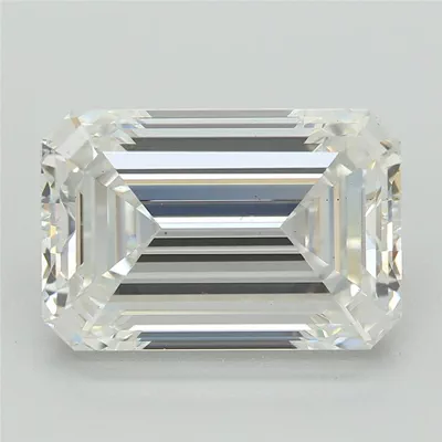 3.32ct E VS2 Rare Carat Ideal Cut Emerald Lab Grown Diamond