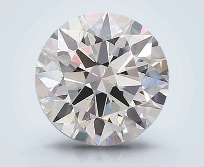 3.05ct E VS2 Rare Carat Ideal Cut Round Lab Grown Diamond