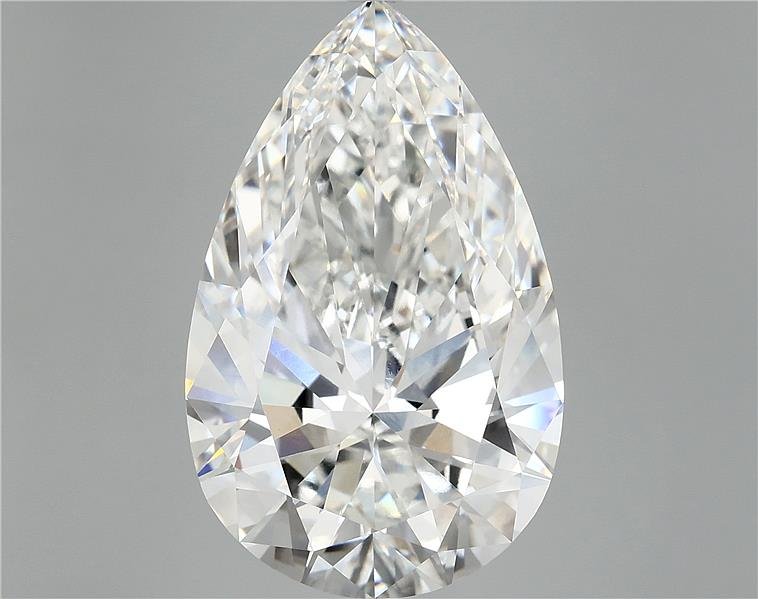 12.03ct F VVS2 Rare Carat Ideal Cut Pear Lab Grown Diamond