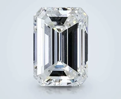 2.03ct G SI1 Rare Carat Ideal Cut Emerald Diamond
