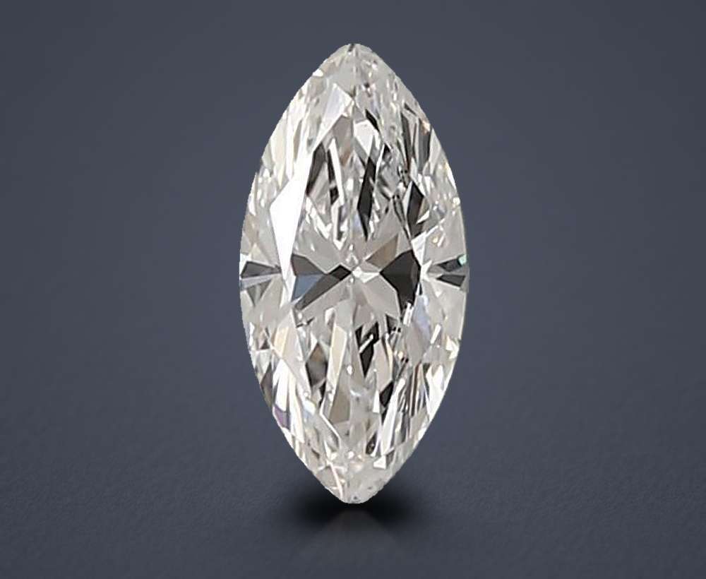 0.68ct D VVS2 Rare Carat Ideal Cut Marquise Lab Grown Diamond