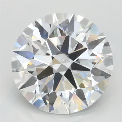 3.16ct D VVS2 Rare Carat Ideal Cut Round Lab Grown Diamond
