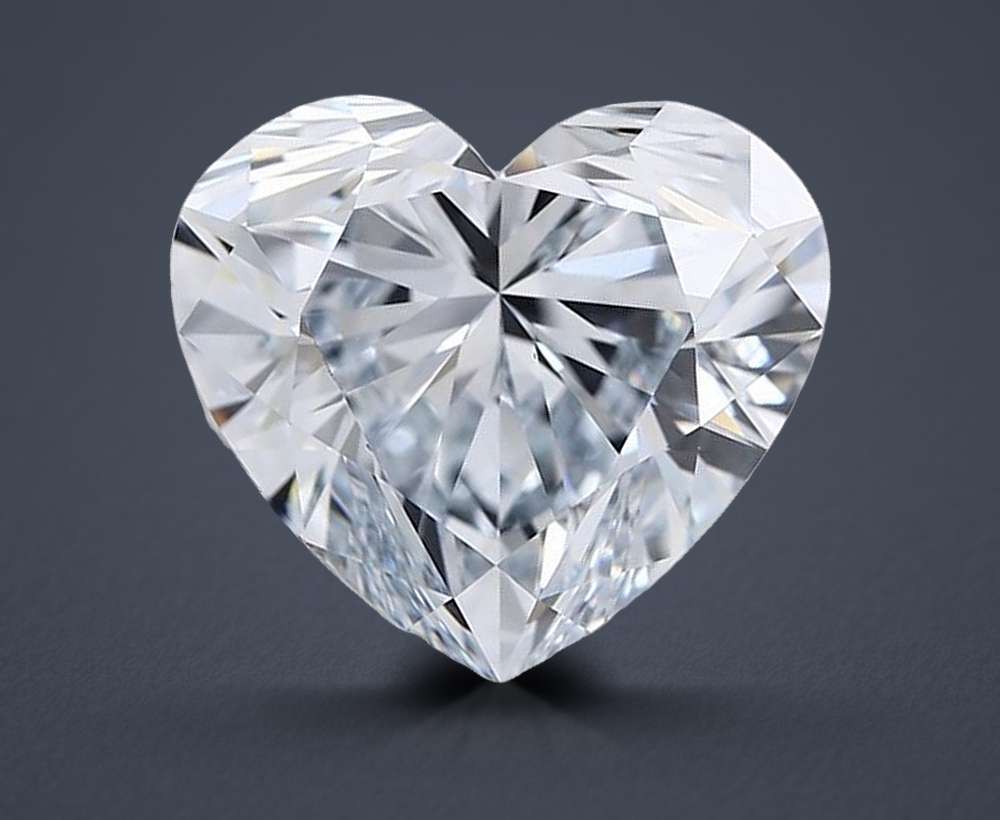 5.03ct G VS1 Rare Carat Ideal Cut Heart Lab Grown Diamond