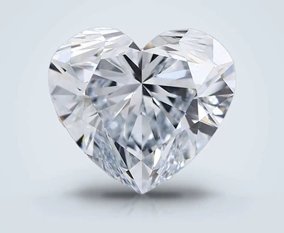 5.03ct G VS1 Rare Carat Ideal Cut Heart Lab Grown Diamond