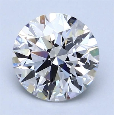 2.01ct F SI1 Rare Carat Ideal Cut Round Diamond