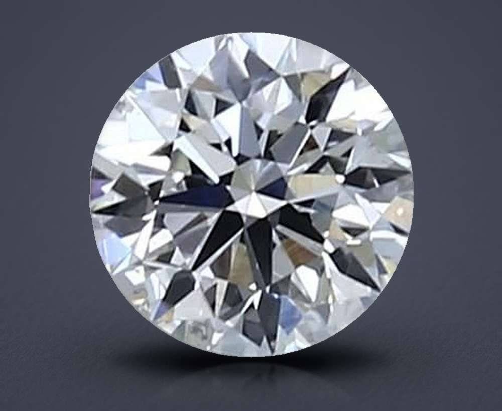 0.55ct H VVS2 Rare Carat Ideal Cut Round Diamond